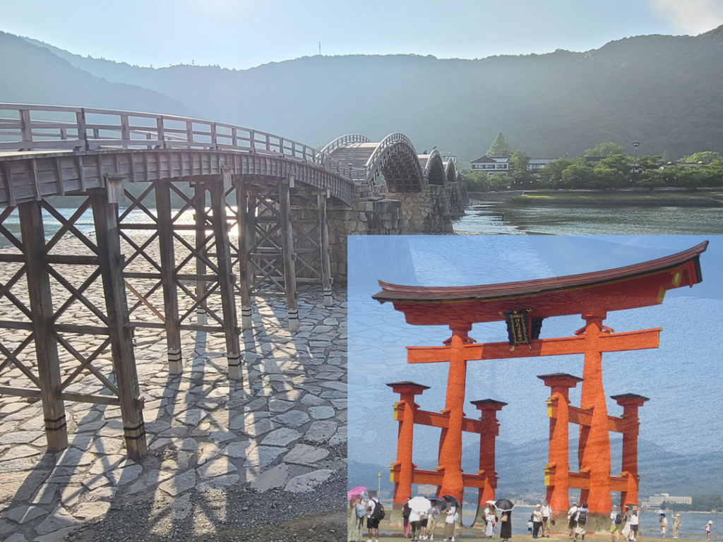 厳島神社～錦帯橋を巡る！2023夏旅行・しーも＆ヒロシMAX！1日目